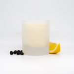 Juniper Berry and Lemon Frosted Glass Candle