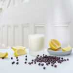 Juniper Berry and Lemon Frosted Glass Candle